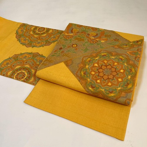 Ceinture kimono tsumugi - tsumugi, en