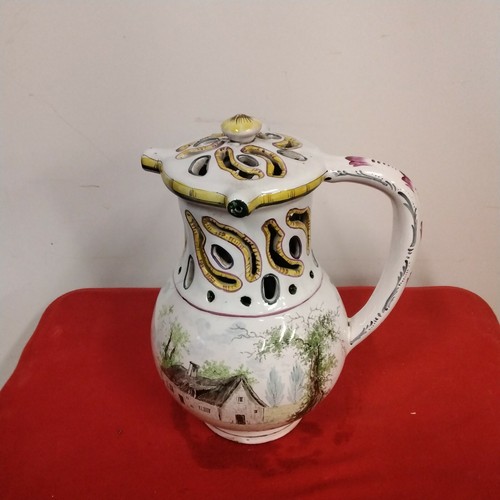 Pot trompeur faience - pot,