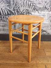 TABOURET SCANDINAVE BOIS-DESIGN 60-70