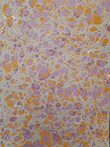 Papier marbré cuve de - cuve,