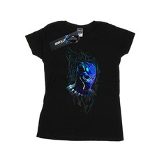 Marvel - T-shirt motif Black Panther motif/style Masque néon - Femme (BI11790)