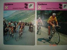 cyclisme  Jacques Anquetil - Bernard Thévenet  Editions Rencontre 1977
