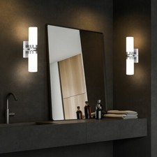 2x Mur Verre Lampe Miroir Up