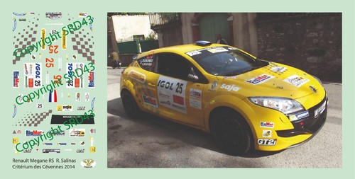 Decals renault megane - renault, rs