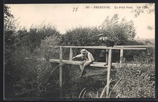 CPA Freneuse, Le Petit Pont et