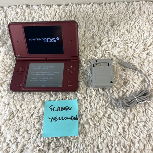Nintendo dsi red burgundy - nintendo, xl