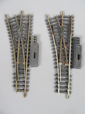 D339 Jouef France Lot 2 Aiguillages Manuel Gauche R= 385 Vintage pour Pièce