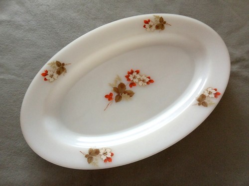 Plat ovale arcopal vintage - 1,