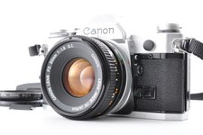 AS-IS AE-1 Silver / Canon Zoom Lens FD 50mm f/1.8 S.C. *Le compteur ne foncti...