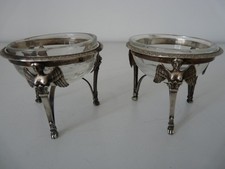 Salière Argent France 1er Coq Empire Argenterie Art de la table Salerons (19172)