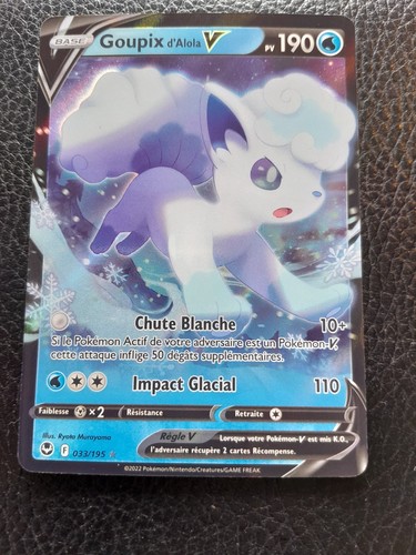 Carte goupix alola 033 195 - v, 033/195