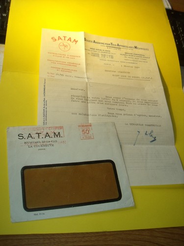 Lettre epoque 1937 - d,