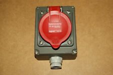 Prise fixe LEGRAND Hypra réf : 522 24 16A-6h 3P+N+T avec socle 41220