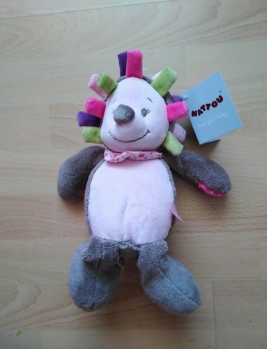 Peluche doudou hérisson - hérisson, manon