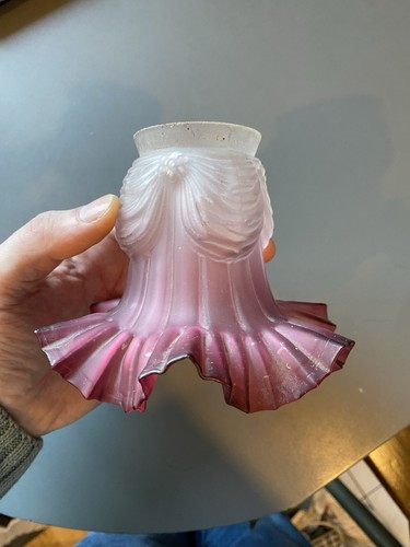 Ancienne tulipe verre - tulipe, en