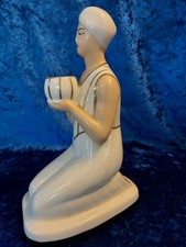 veilleuse robj au turban art deco porcelaine