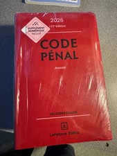 Code pénal 2026, annoté
