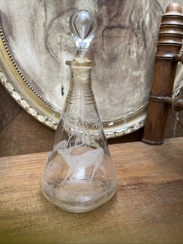 Carafe vintage verre - carafe, moulé