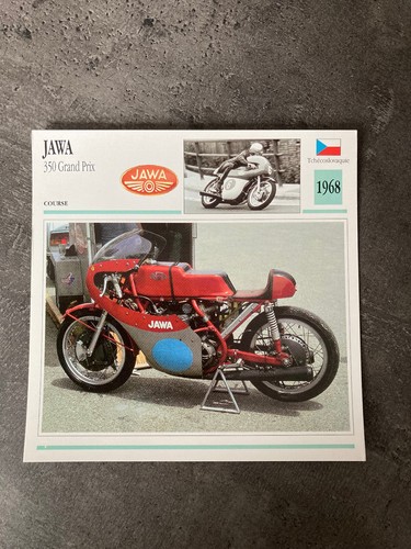 Carte fiche moto collection - carte,