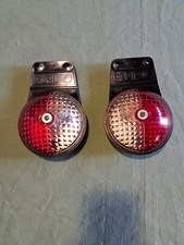 Camion De Collection Paire De Feux De Gabarit Rouge Et Blanc 