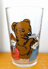 Verre à moutarde Amora - Nounours jouant de la trompette - ORTF - années 1960