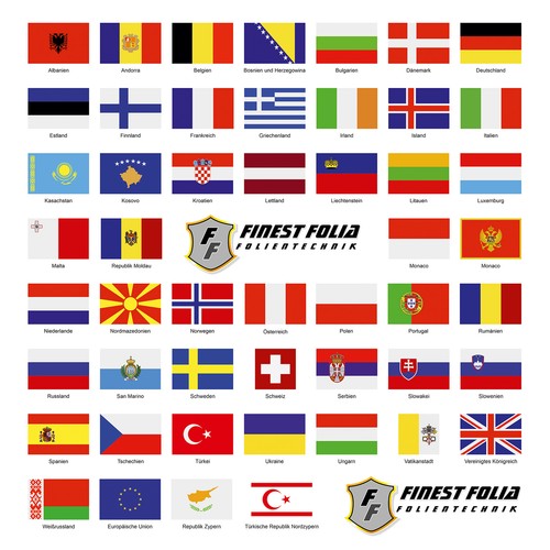 Lot drapeaux pays - lot,