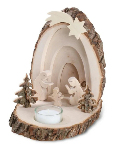Crèche avec lampe - avec, x