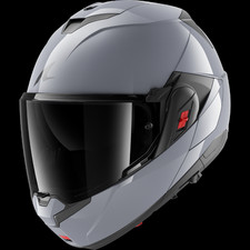 Casque Modulable Shark OXO DARK SHADOW Gun Silver