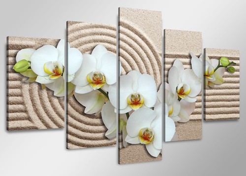 Tableau sur toile orchidées - tableau,