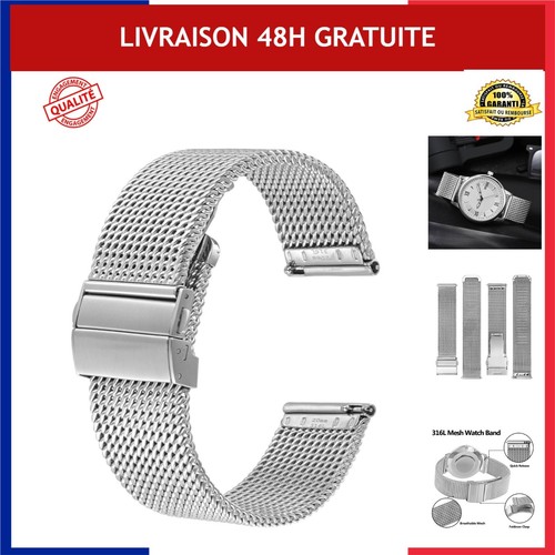Bracelet montre acier - de,