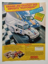 MATCHBOX system vintage Print Ad !! GRAND JEU GRATUIT CIRCUIT "MATCHBOX"