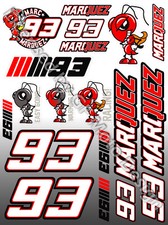 Marquez 93 Decals Set 20 Stickers Stratifié Repsol Honda /134