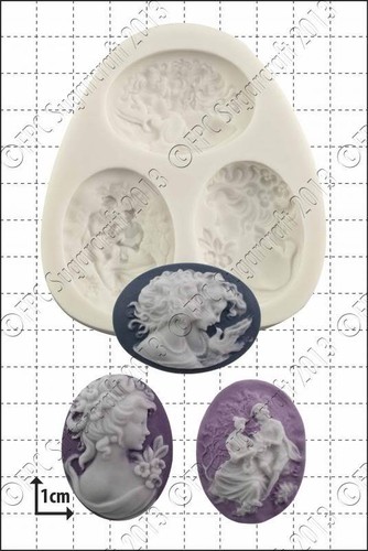 Moule silicone grand - silicone, camées