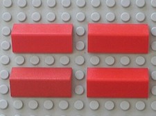 4 x LEGO Red Slope 45 2 x 4 Double Ref 3041 Set 4886 7898 9356 1589 6349 1484