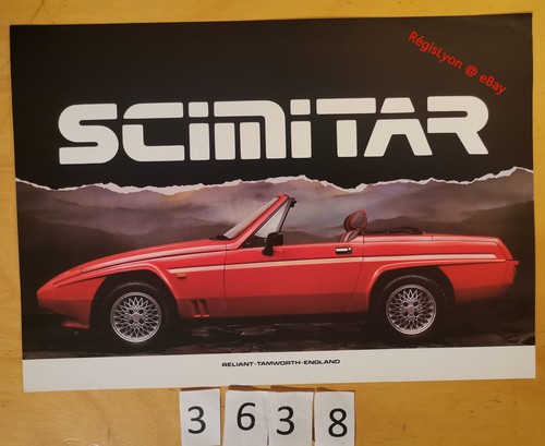 Reliant scimitar 1400 - reliant, 1400/