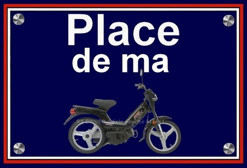 Plaque place ma peugeot - plaque,