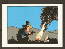 HERGE grande carte double BD