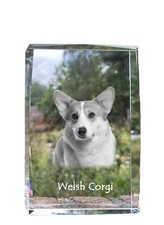 Pembroke Welsh Corgi cristal avec chien Art-Dog