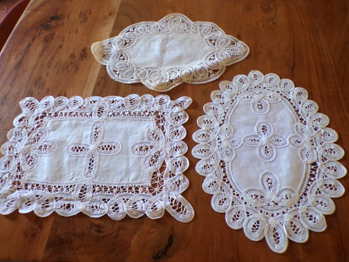 Linge ancien napperons - ancien, 3