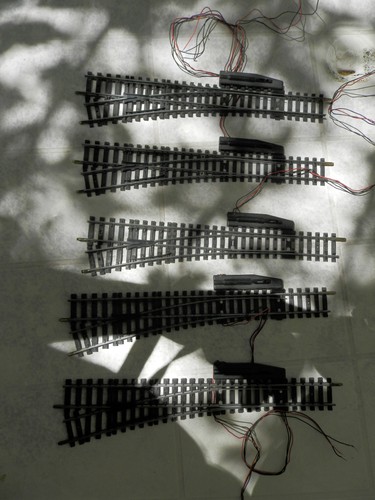 Aiguillage électrique gauche