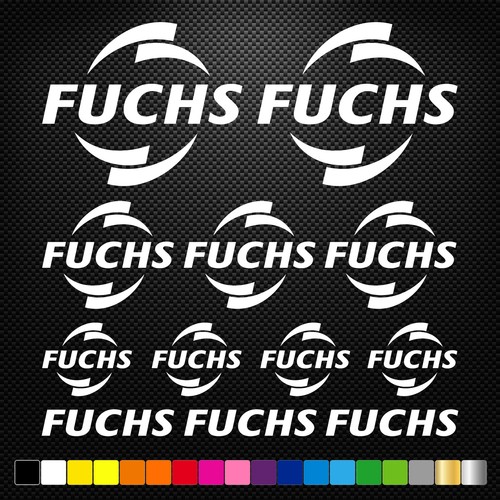 Convient fuchs stickers - 12,