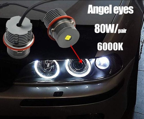 Pack angel eyes led 80w - led, bmw