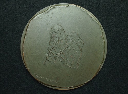 Medaille art bronze - medaille,