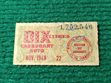 BILLET MATIÈRE - TICKET 10