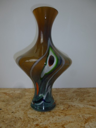Ancien vase soliflore verre - vase,