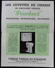 Catalogue publicité Appareils sanitaires STANDARD WC lavabo baignoire catalog