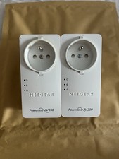 2 CPL Netgear  Powerline 200 Nano Dual-Port Adapter 2-Port Ethernet+câbles Neuf