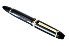 Stylo plume Mont Blanc plume Meisterstück 149 doré + encrier