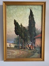 Huile s/ panneau de bois