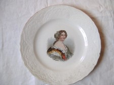 assiette ancienne SAINT AMAND LEBACQZ BOUCHARD Mademoiselle de Montpensier